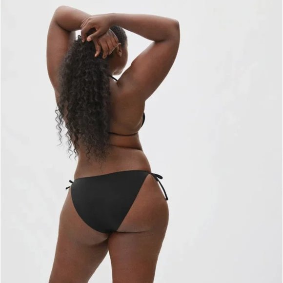 Everlane String Bikini Bottom, Black | Sz XXL - Picture 4 of 7